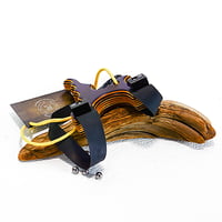 Image 5 of Wooden Sling Shot, The Twister slingshot, OTF for right hander, Hunting Gift, Wood Catapult