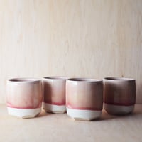 pink ombre tumblers