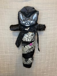 Image 3 of Keep Away Evil Bat Gray And Black Voodoo Doll by Ugly Shyla 