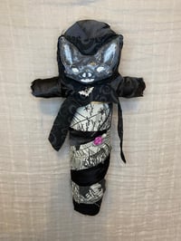 Image 3 of Keep Away Evil Bat Gray And Black Voodoo Doll by Ugly Shyla