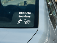 Image 4 of Chancla Survivor Car Decal(2 Pack)