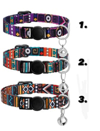 Image 1 of Evil Eye Cat Collar