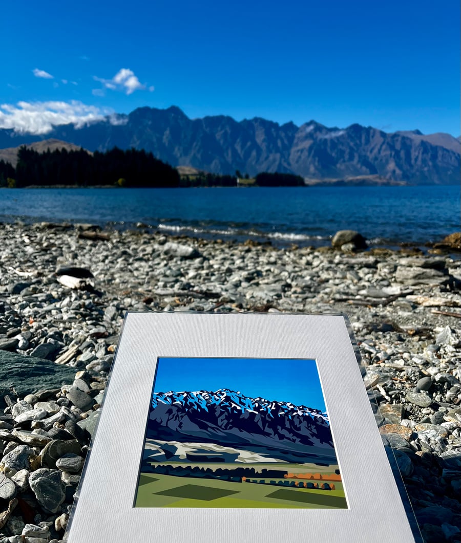 Image of The Remarkables signed print