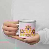 Image 3 of Pink Enamel Mug