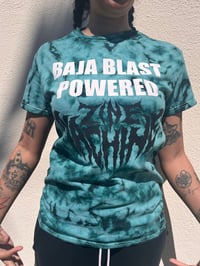 Image 4 of Baja Blast Powered Zine Machine Tie Dye T-Shirt