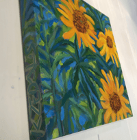 Image 3 of Sunflowers and Hemp  | original artwork