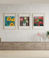 Image 4 of Sunflowers and Hemp  | original artwork