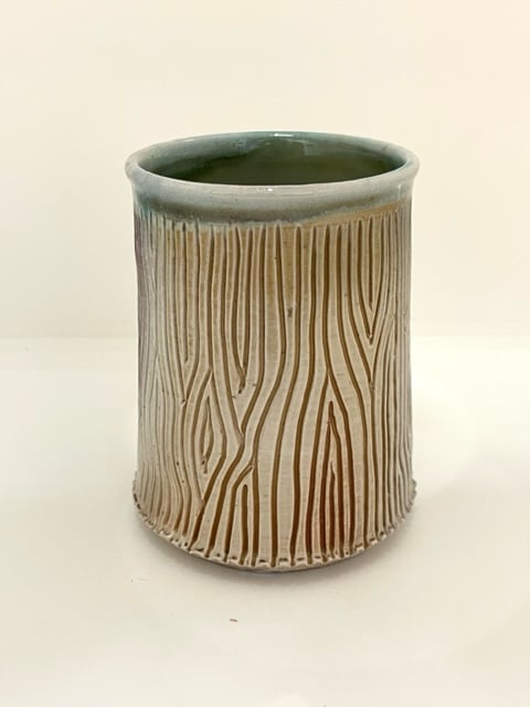 Image of Wood Fired Tumbler_Carved 1