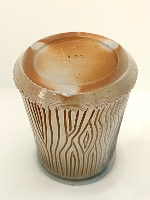 Image of Wood Fired Tumbler_Carved 1