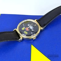 Image 5 of 1990 Pulsar/Seiko 'Mickey Mouse' Gold Quartz Character Watch (V827-0090)
