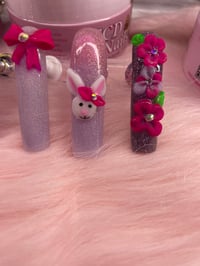 Image 3 of 3D ACRYLIC BUNNY FLOWER SET 