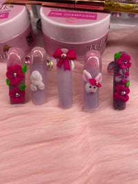 Image 5 of 3D ACRYLIC BUNNY FLOWER SET 