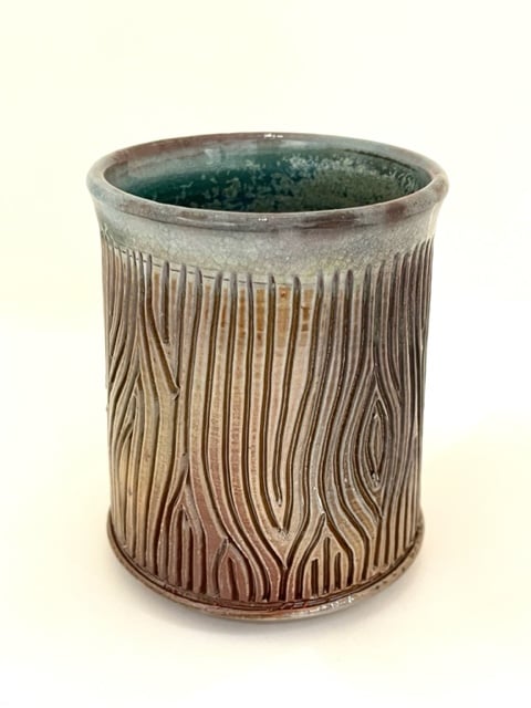 Image of Wood Fired Tumbler_Carved2