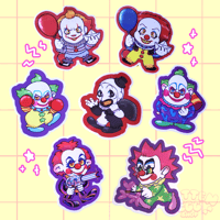 Image 1 of KILLER KLOWN STICKERS