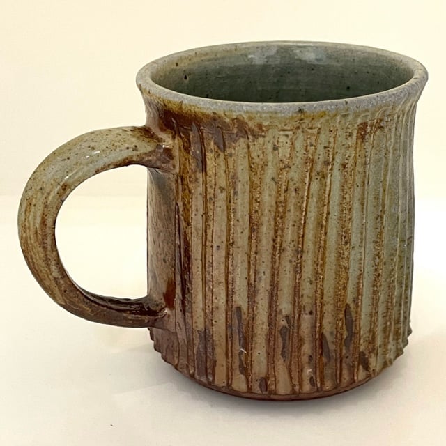 Image of  Wood Fired Mug_Vertical Facets 2
