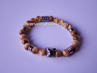 Image 2 of Golden Tiger Eye Men Gemstone Bracelet
