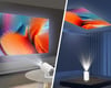 MSL Mini Projector 4K 1080P Support, Portable Projector WiFi6 BT 5.0 Android 11