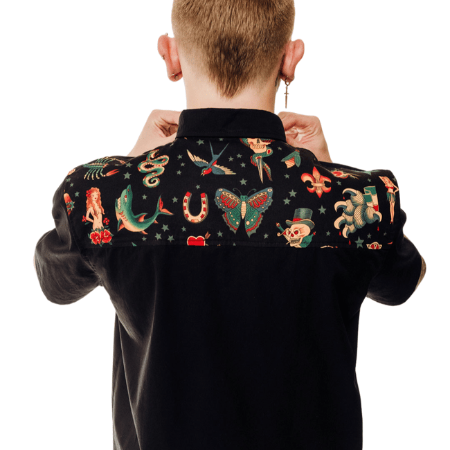 Black Tattoo Shirt