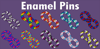Pride Rope Enamel Pins