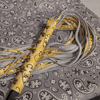 Handkerchief-print leather