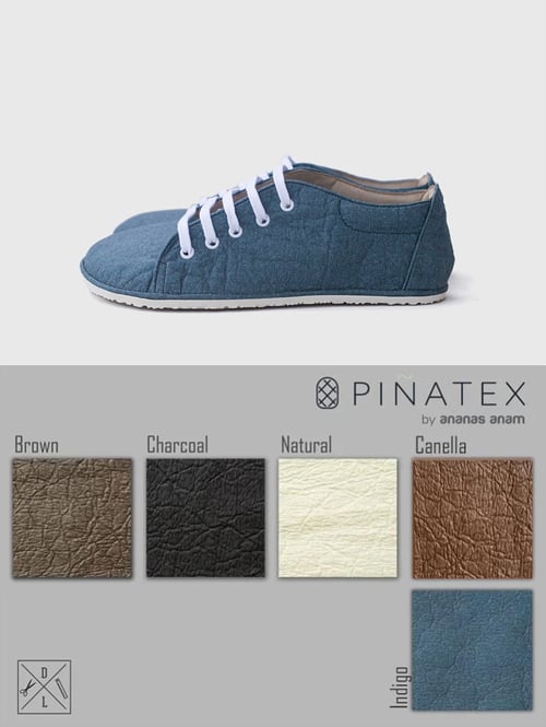 Image of Barefoot Sneakers IN PIÑATEX® Indigo