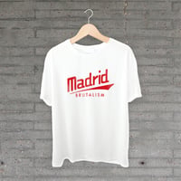 Camiseta logotipo Madrid Brutalism