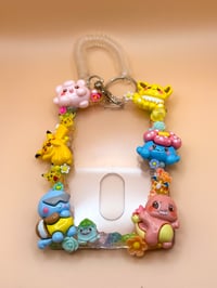 Image 2 of Pokémon Friends Decoden Photocard Holder Keychain 