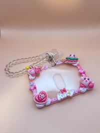 Image 1 of Kirby Decoden Photocard/Badge Holder Keychain 