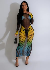 Image 1 of Wild Side Sheer Dress