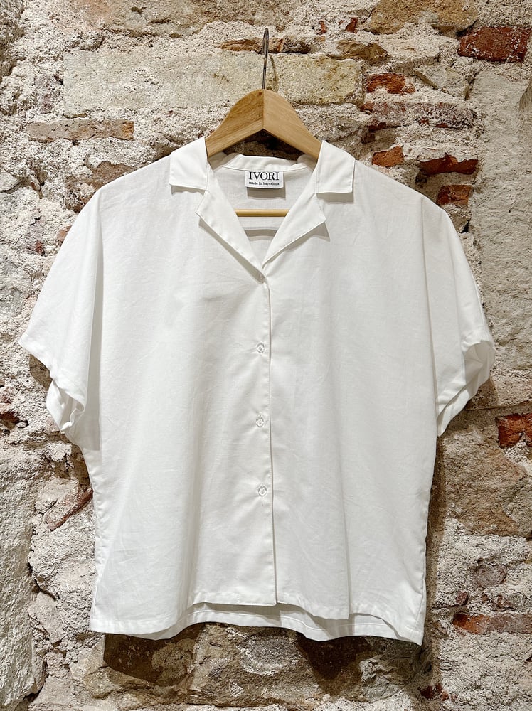 Image of ANNA shirt 4 fabrics IVORI 