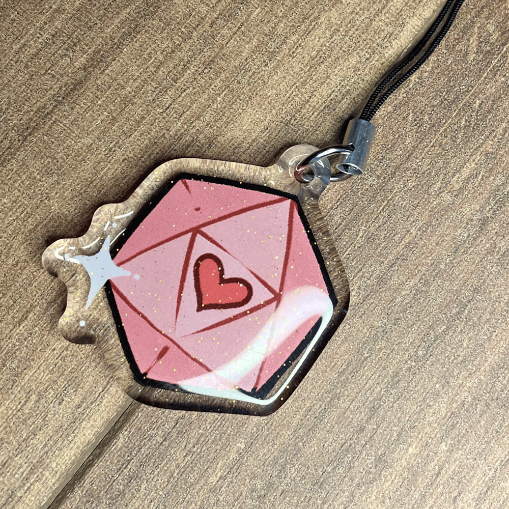 Image of D20 Phone Charm