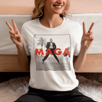 Image 1 of Young Trump MAGA Unisex T-shirt from PatriotsCo