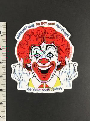 Image of RONALD GIANT STICKER