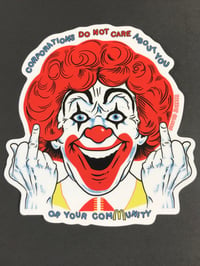 Image 1 of RONALD GIANT STICKER