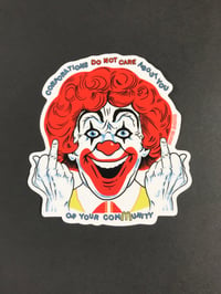 Image 3 of RONALD GIANT STICKER