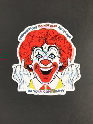 Image of RONALD GIANT STICKER