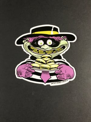 Image of HAMBURGLAR GIANT STICKER