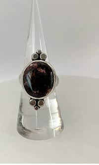 Image 2 of Mexican Cantera Opal Ring- Fina Moon Silver Studio