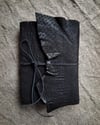 Goat Leather Journal (Black/Dragon Scale)