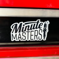 Minute Masters Script Sticker