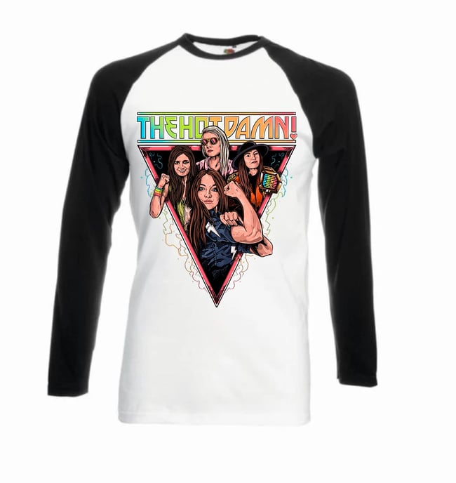 The Hot Damn! Baseball TEE
