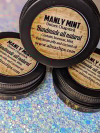 Image 1 of MANLY MINT CHAPSTICK (tin can)