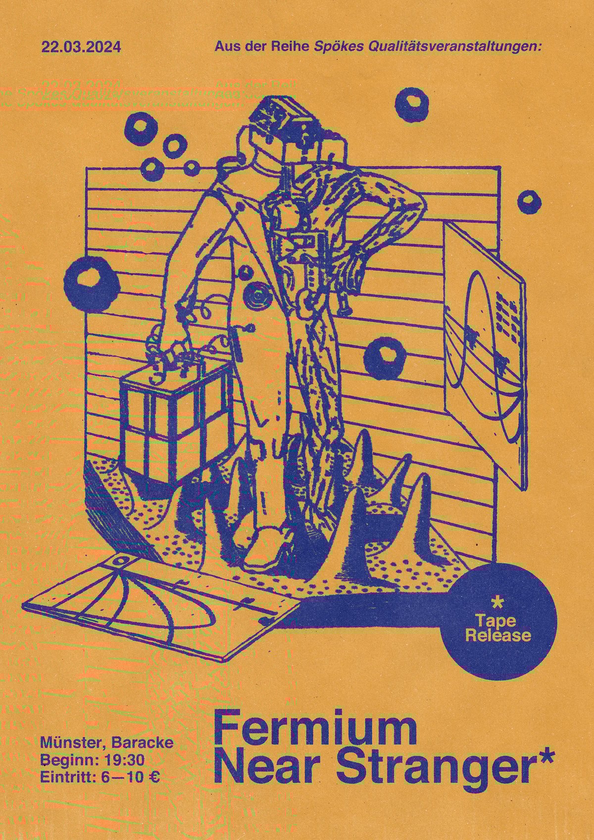 Fermium / Near Stranger Riso Print