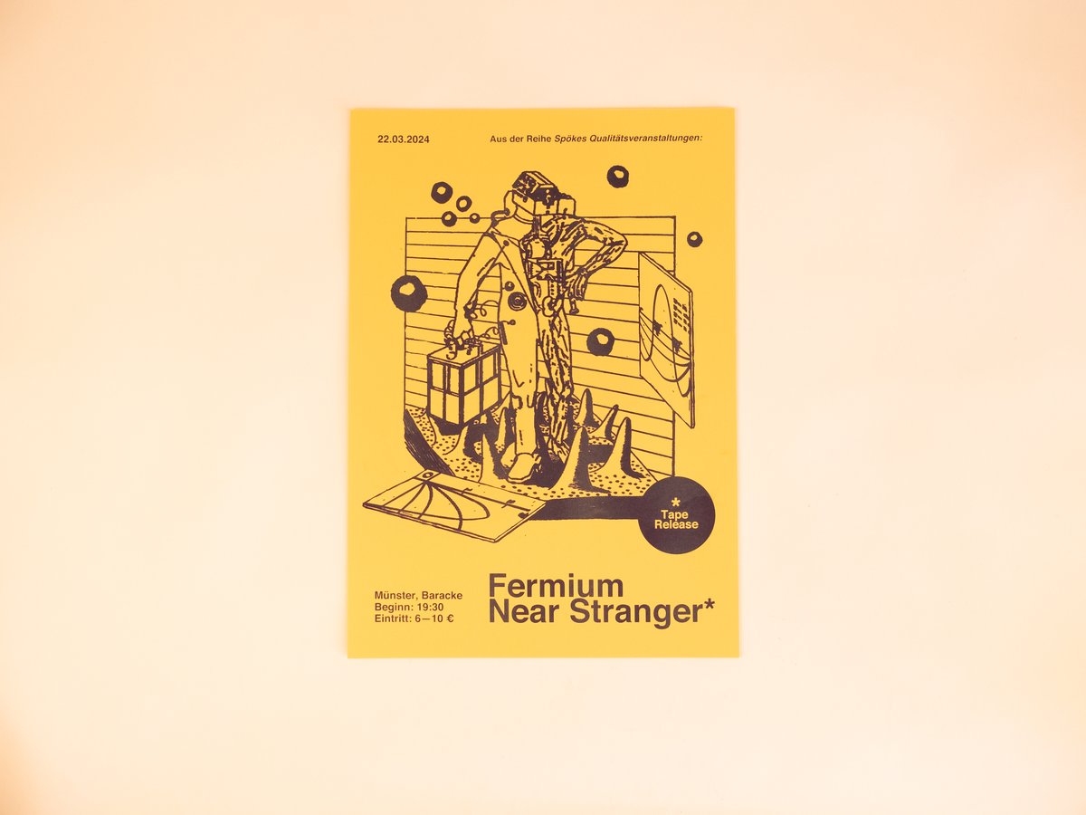 Fermium / Near Stranger Riso Print