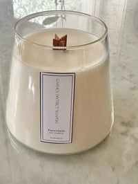 Image 1 of Porcelain No 16 X Wooden Wick Soy Candle