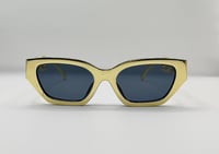 Image 2 of Gold Cat Eye Sunglasses 