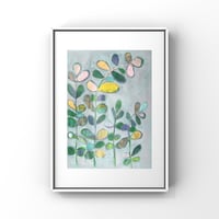 Image 1 of Plant Life, Grey Pastels