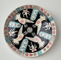 Image 1 of Handbuilt earthenware cockatoo plate
