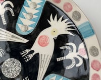 Image 4 of Handbuilt earthenware cockatoo plate