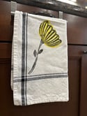 Hand Stamped Towels with Boarder